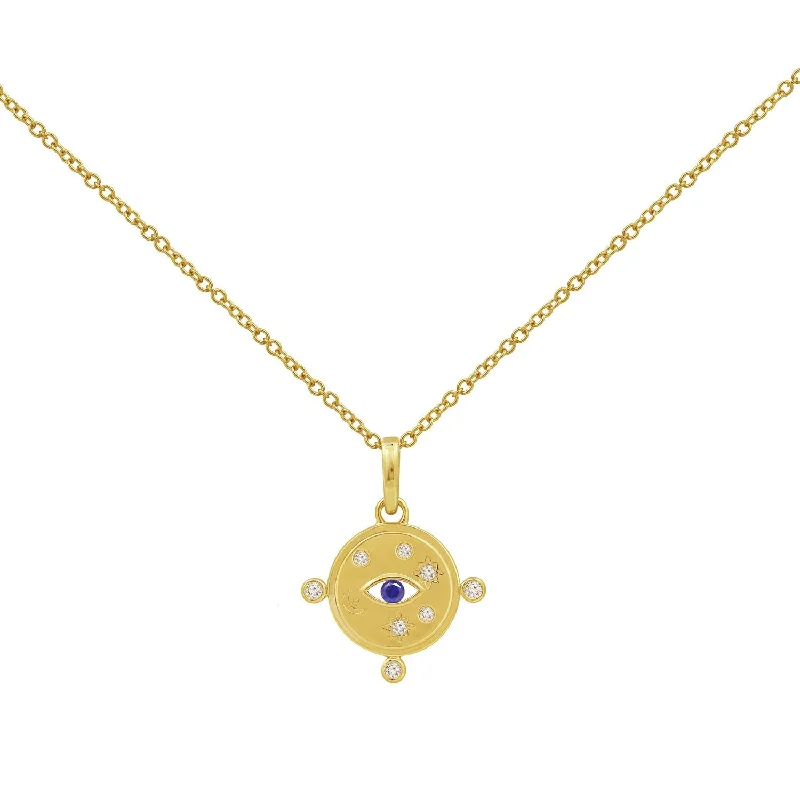 chic necklaces for women -Amulet Evil Eye Pendant Necklace