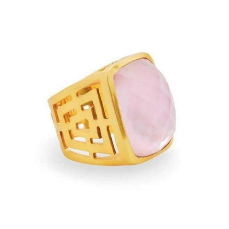 bridal gold rings for women -Geneva Statement Ring