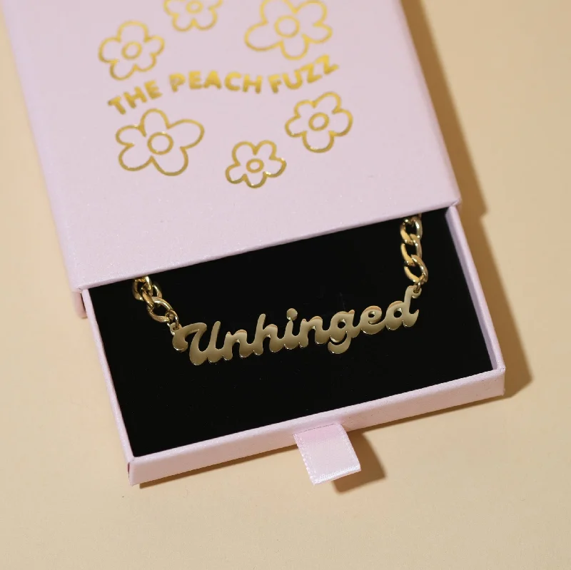 infinity necklaces for women -Unhinged Necklace by The Peach Fuzz