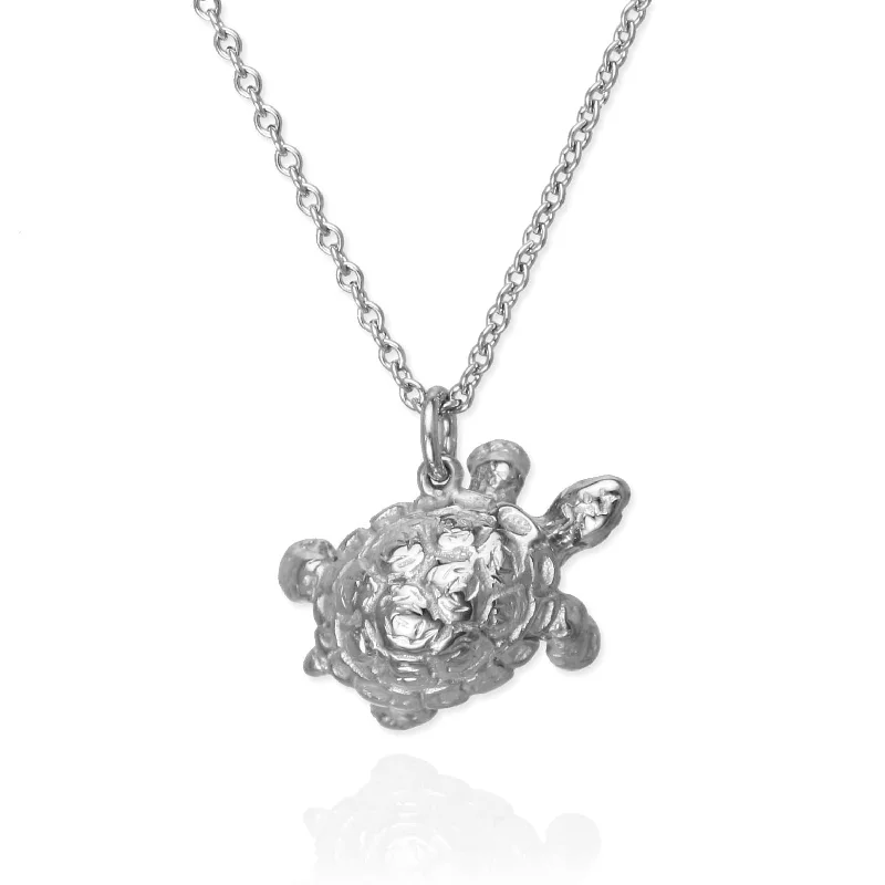 silver necklaces for women -Tortoise Necklace