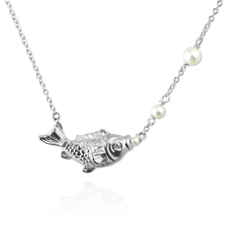 elegant necklaces for women -Fish Necklace