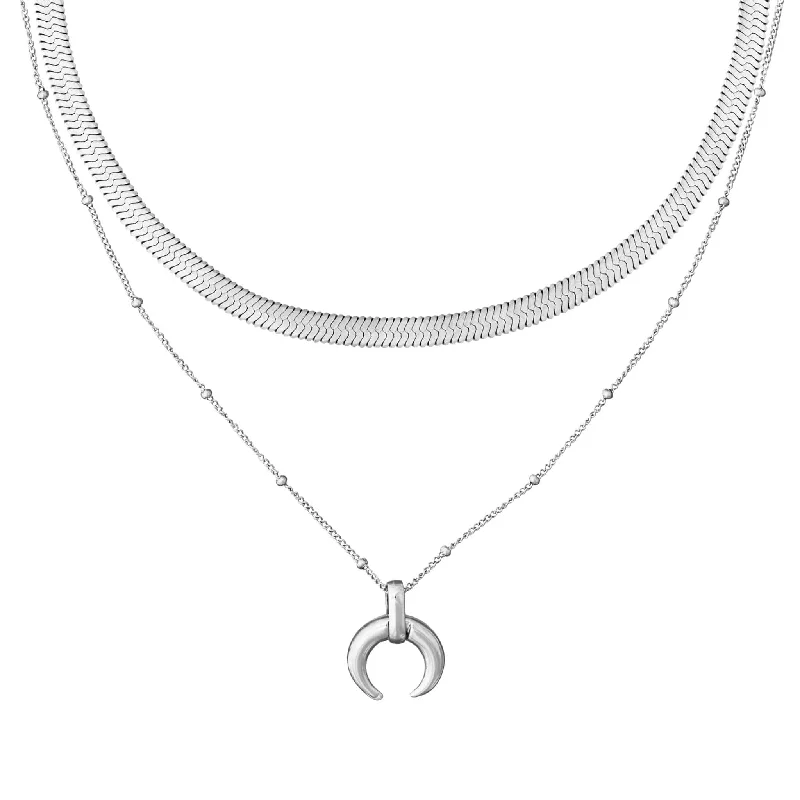 elegant necklaces for women -SERENA NECKLACE STACK