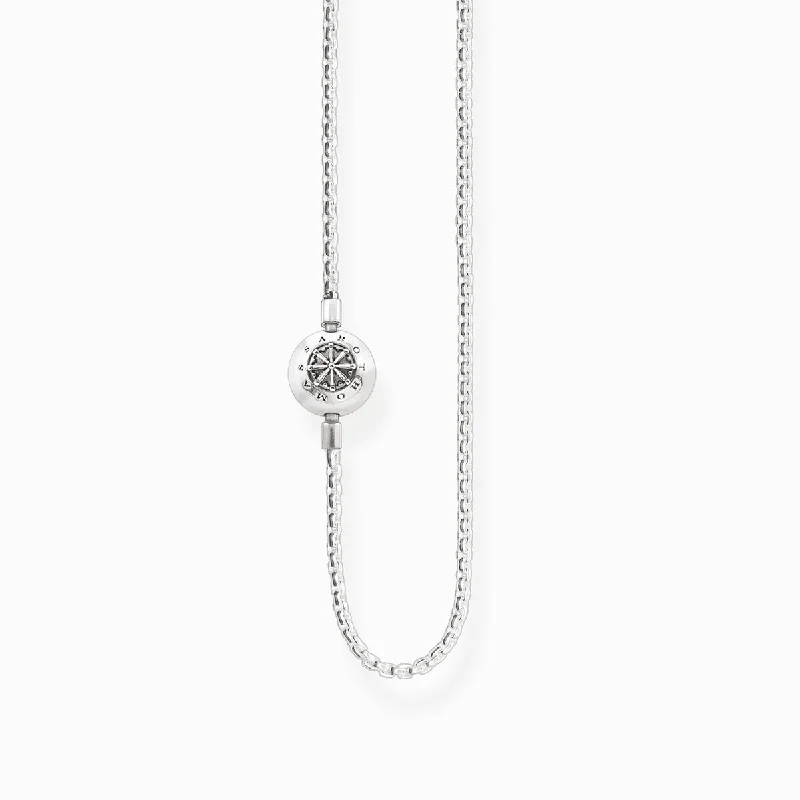 gemstone pendant necklaces for women -Thomas Sabo Sterling Silver Necklace for Beads Thickness 2.00 mm (0.08 Inch)KK0001-001-12-L50, KK0001-001-12-L60