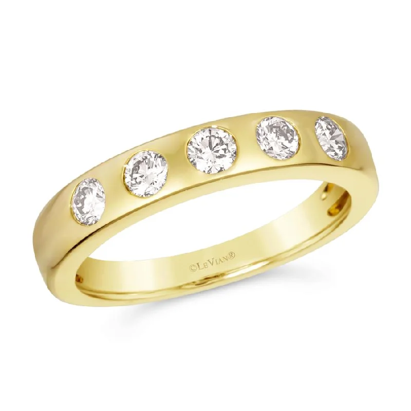 stackable gold rings for women -Le Vian Ring featuring Nude Diamonds in 14K Honey Gold