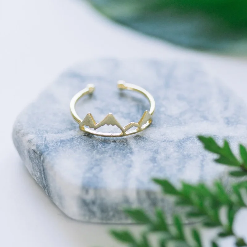 fashion rings for women -Mountain Ring Adjustable