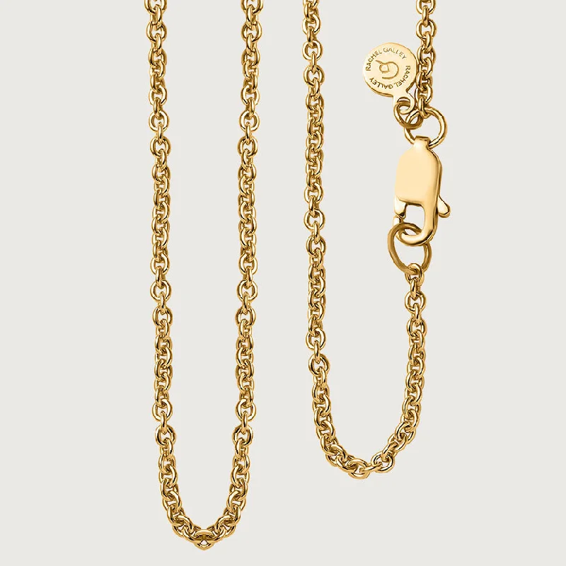 charm necklaces for women -Belcher Link Chain 18K Gold Vermeil