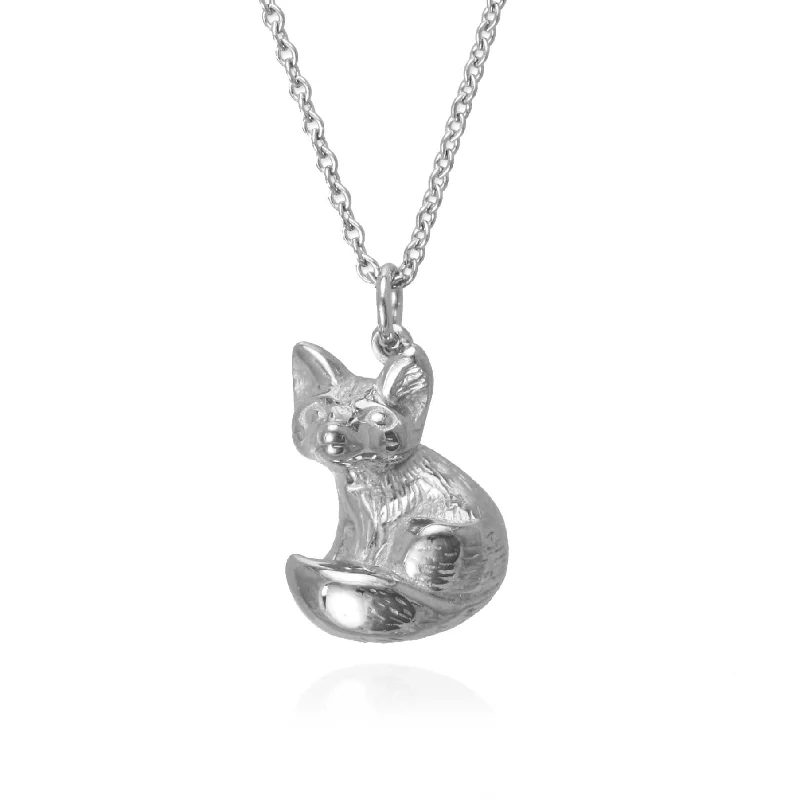 wedding necklaces for women -Fox Cub Necklace