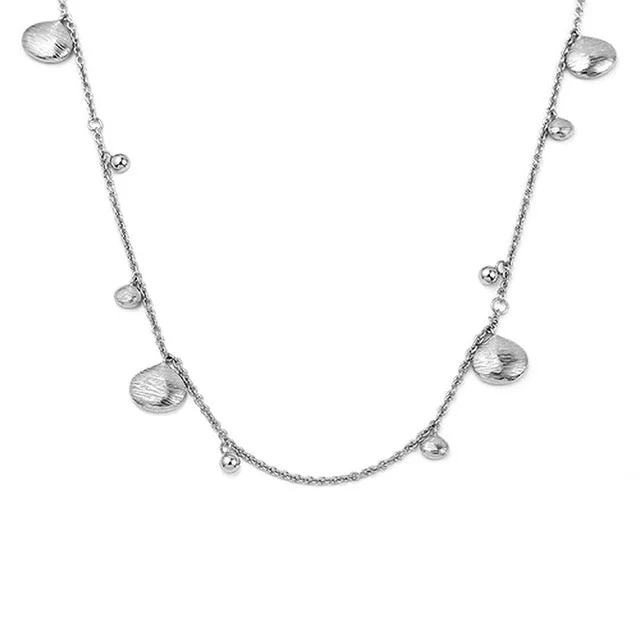 diamond necklaces for women -Cala Shell Ocean Dangly Charm Necklace