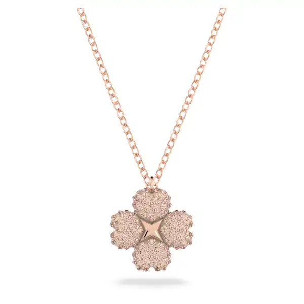 anniversary necklaces for women -Swarovski Latisha pendant Flower, Pink, Rose gold-tone plated 5636489