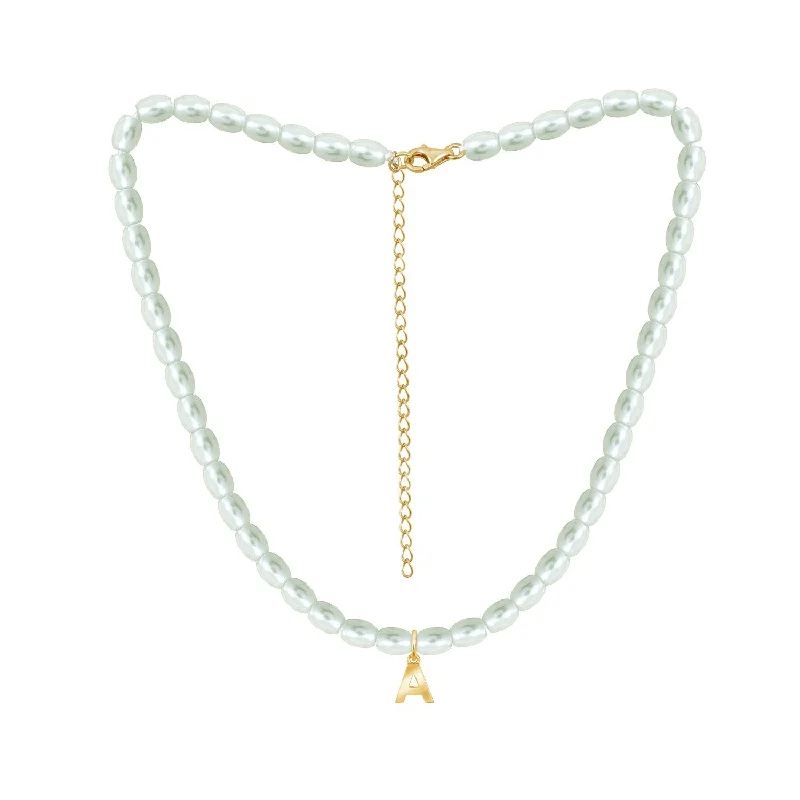 turquoise necklaces for women -Pearl Chocker Necklace