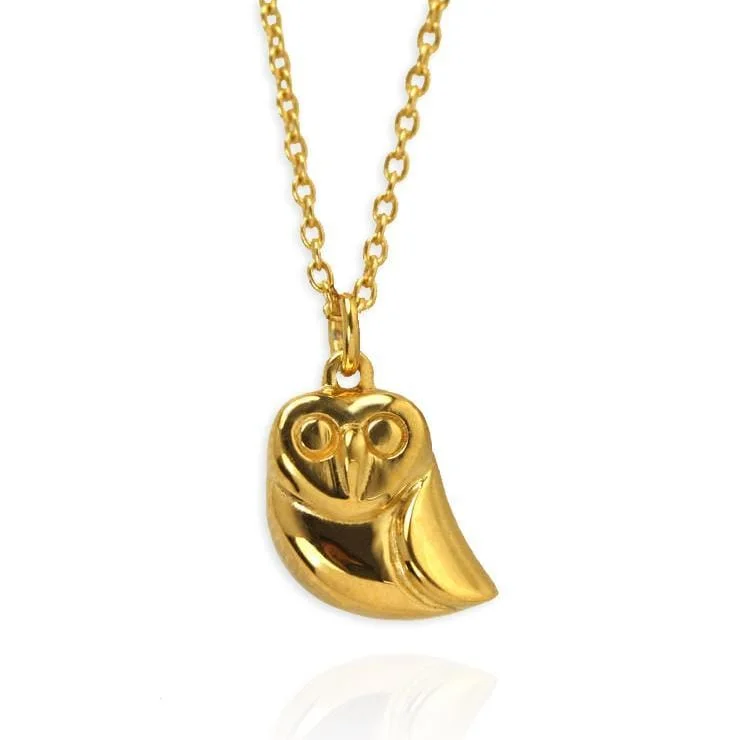 heart-shaped pendant necklaces for women -Owl Pendant Necklace