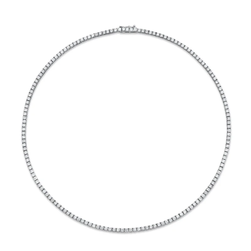 long chain necklaces for women -6.94 Carat Diamond Necklace