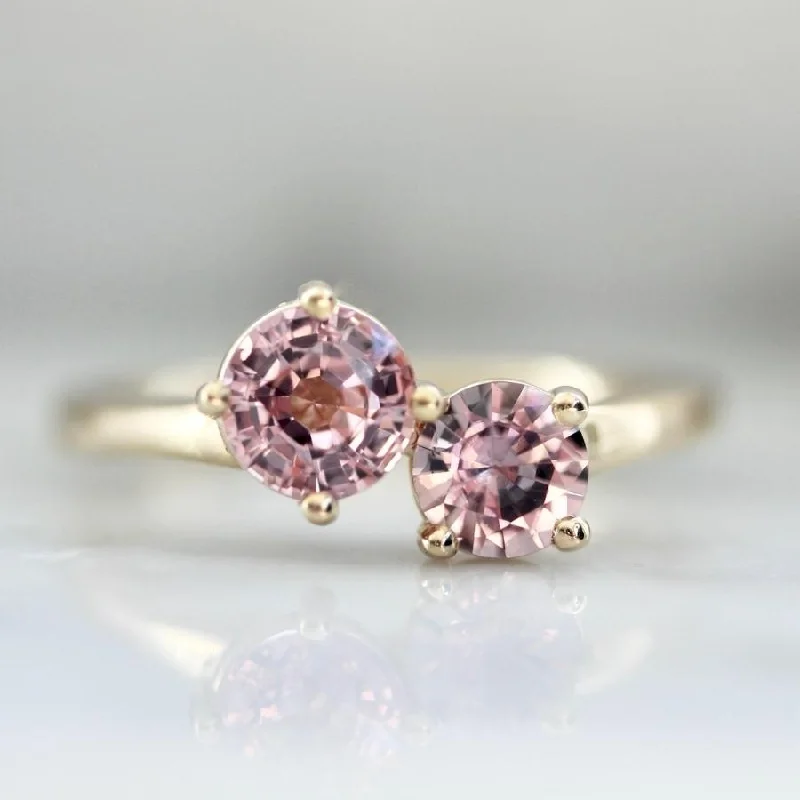 wedding ring bands -Pinky Promise Toi et Moi Sapphire Ring