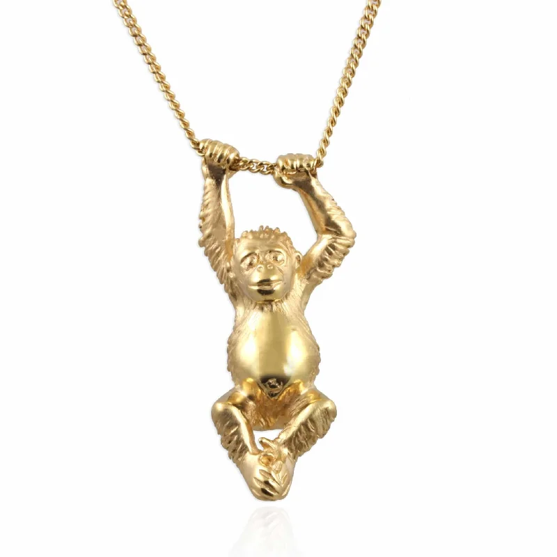 fancy gold necklaces for women -Orangutan Necklace