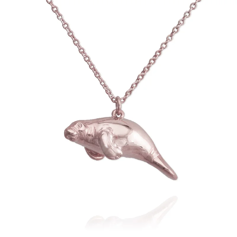 layered gold necklaces for women -Manatee Necklace