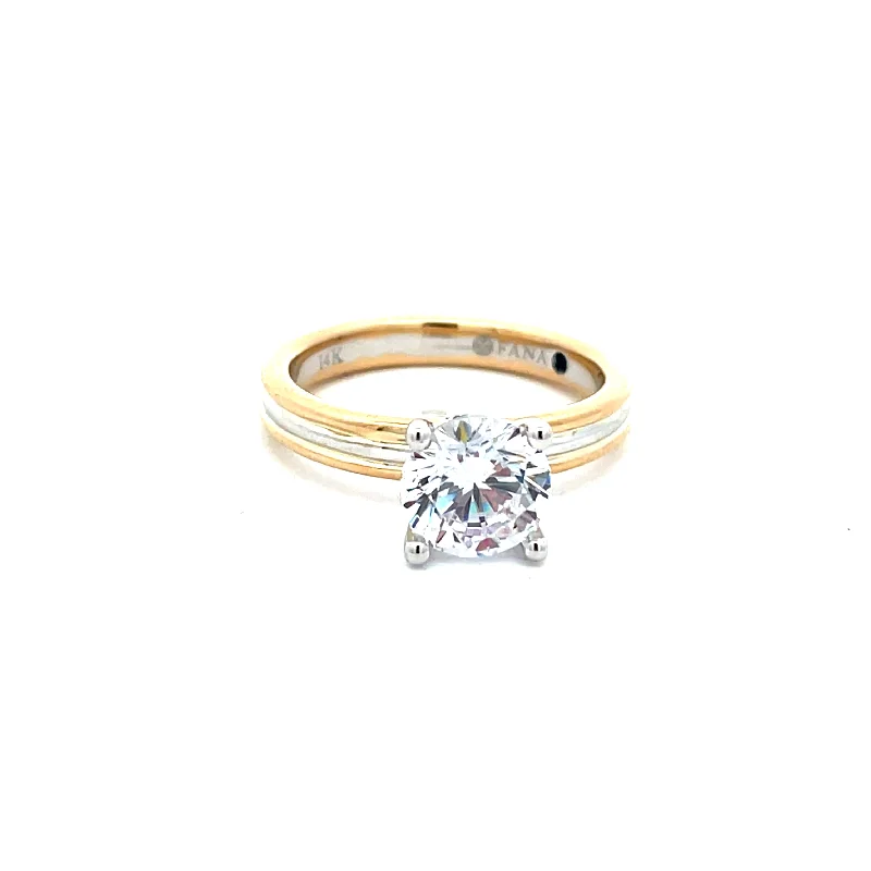 custom engagement rings -Diamond Semi-Mount Ring