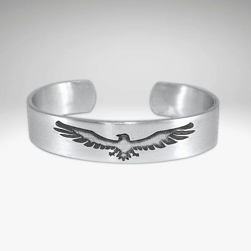 gold tennis bracelets -Freebird Cuff Bracelet- Eagle Bird bracelet for men and women