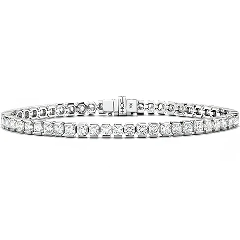 silver bangles for women -Hearts On Fire Dream Bar Set Diamond Bracelet