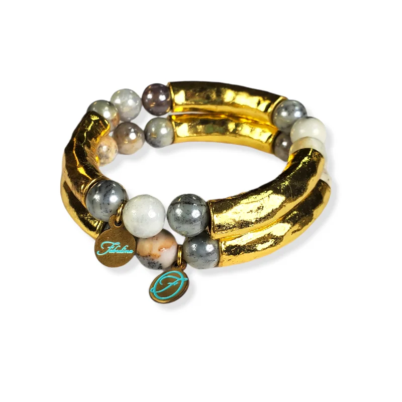 handmade bangles for women -The Tenley Opal Bracelet