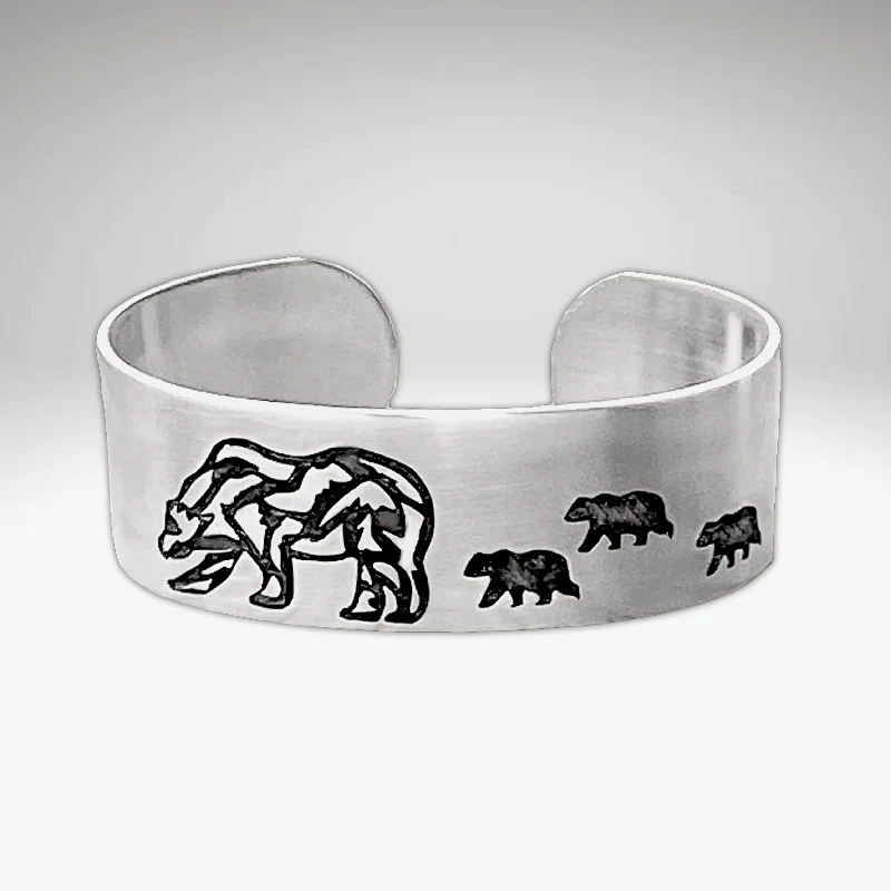 vintage bangles for women -Rocky and Cubs Cuff Bracelet