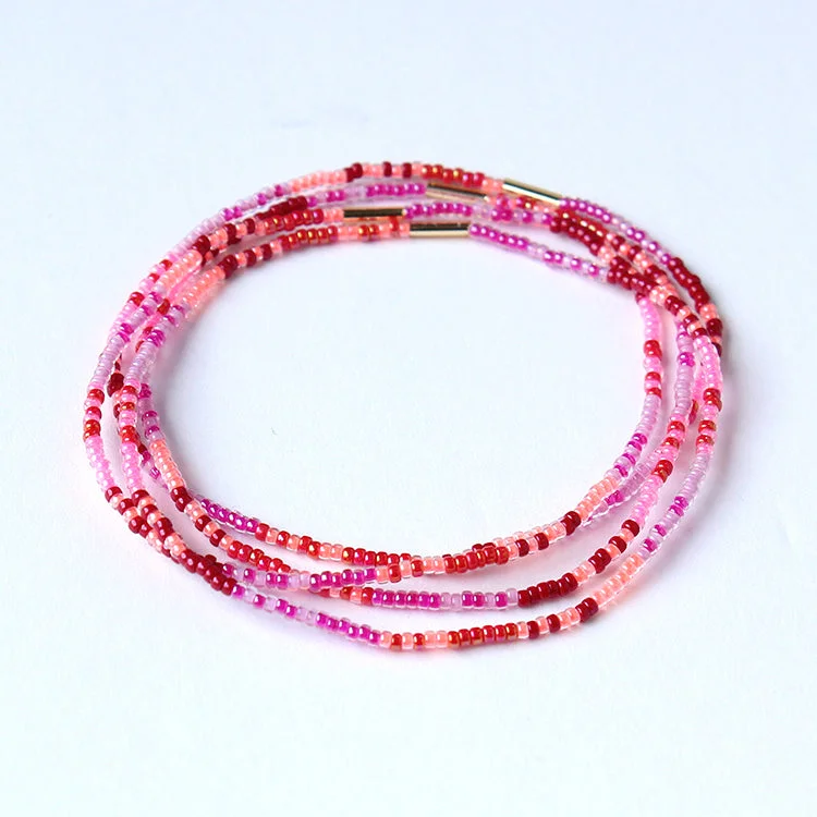 personalized bracelets for women -Shimmer Bracelets / Pink