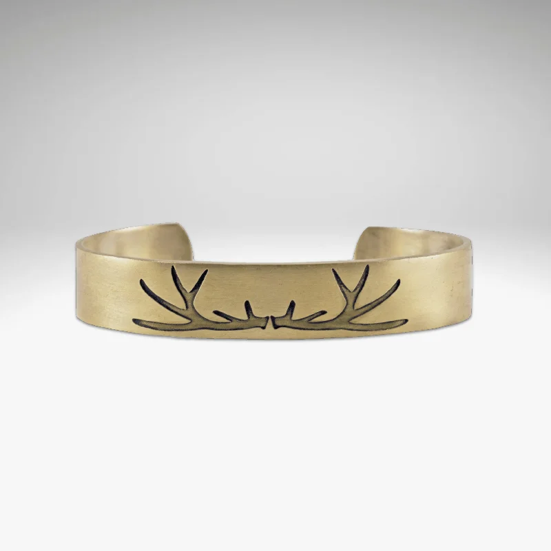 colorful bangles for women -Elk Antlers Cuff Bracelet