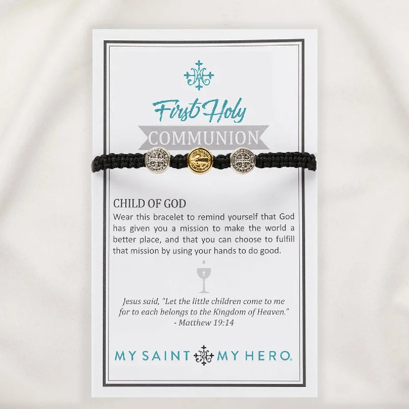 birthstone bracelets for women -First Holy Communion Child of God Bracelet